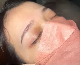 デート前でも安心！ヘアのスタイリング付き❤️‍🔥ハリウッドブロウリフト＋眉毛wax