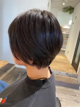 🩶リタッチカラー+ショートカット+トリートメント