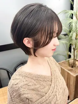 女性らしい丸みショートカット💕(シャンプーブロー込み)