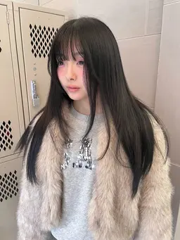 【偽黒染め/フェイクブラック/落とせる黒染め】+クイックトリートメント