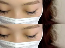 【マツエク】120本4000円💛束感コーティング仕上げ/超軽量フラットラッシュ/ナチュラル上品