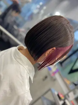 minimo限定‼️インナーカラー（表面カラー込）💙❤️メンテナンスカット込み🌈