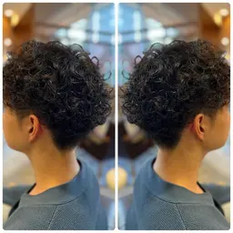 ｛‼️メンズ限定💇‍♂️‼️｝カット&スパイラルorツイストスパイラルパーマ&コーティングトリートメント