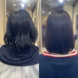 綺麗なストレートに✨️✨️✨️縮毛矯正+カット+トリートメント