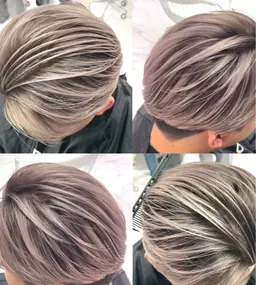 【メンズ限定ミニモ学割U22予約殺到🌺】センターパートカット＋バレイヤージュカラー＋トリートメント