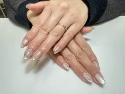 【チップ長さ出し10本】シンプル持ち込みデザイン🎀デザイン3.4本まで【初回オフ無料】