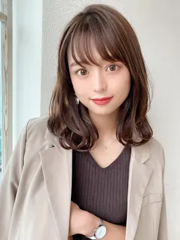 【人気No.1】✨平日限定✨🧡トレンドスタイル🧡似合わせカット+イルミナカラー+自社開発トリートメント✨