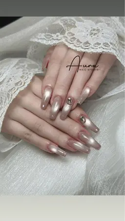 ✨チップ長さ出し✨ワンカラー/マグネット/ラメ/グラデーション+2本やり+つけ放題