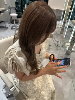 透明感カラー＋プレミアムTR+メンテナンスカット