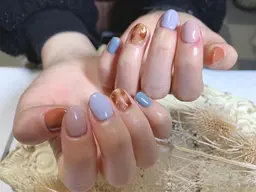 (ドライケア&オフ込み)HANDアート2本(シンプルアート)