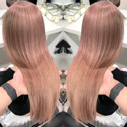 🧡コスパ◎🧡エクステつけたままワンカラー＋髪質改善ＴＲ_¥16000