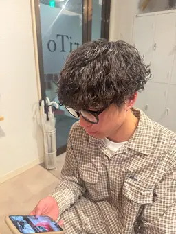 🏳️‍🌈ミニモ学割🏳️‍🌈カット＋パーマ（波巻きパーマ）