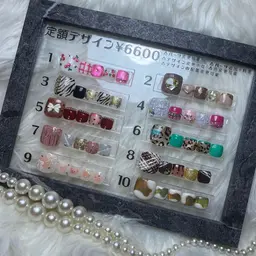 🦶定額ネイルデザイン💅 フットバス付き