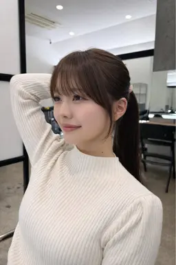 【前髪】カット+ストレート✨