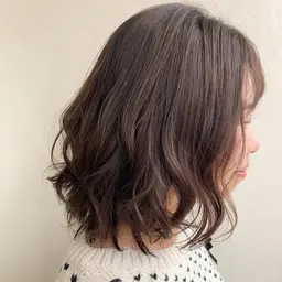 カット + 低温デジタルパーマ + 髪質改善トリートメント