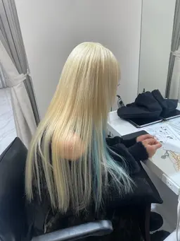 ブリーチのみ ＋2200円でケアブリーチに変更可