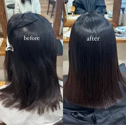 【梅雨前に広がりを抑える☔️】縮毛矯正🌀リタッチ🙆🏻‍♀️
