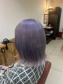 ブリーチ2回×オンカラー×3stepトリートメント😶🌫️【トリプルカラー】