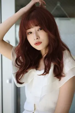 似合わせカット+透明感カラー+トリートメント#ブリーチなし#透明感カラー#韓国