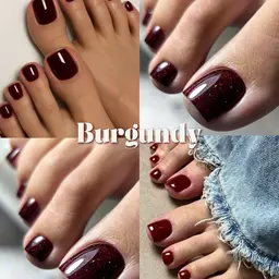 FOOT【オフなし】冬🎄新年🎋クリスマス・キラキラワンカラー　🎄¥5980