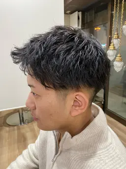 🚹メンズカット＋頭皮洗浄付き