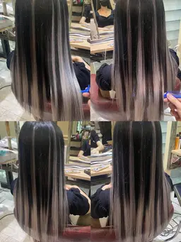 🟥【最安値‼️胸下からヘソ長さ】最高級シールエクステ40本＋エクステカット【色豊富🌈ヘアティンセルも⭕️】