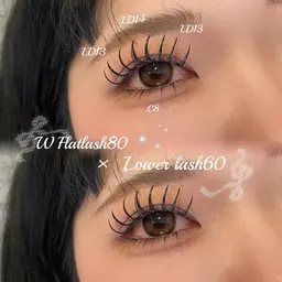 🎀下まつげエクステ✦.*🎀　本数30本～