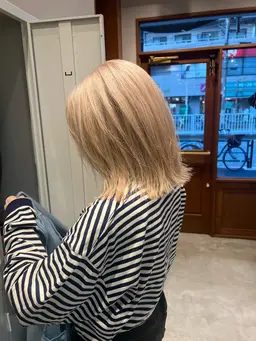 透明感ケアカラー+ライトトリートメント🫧✨