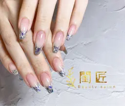 SNS大人気ガラスフレンチ(初回オフ無料・ケア込み)