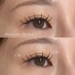 【学割】フラットラッシュ100本➕束感コーティング🍀*゜（オフ込み）