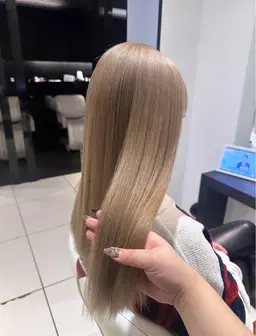 💜minimo特別💜ブリーチ🌱➕髪質改善カラー🩷➕1stトリートメント✨