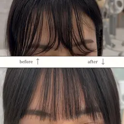 カット＋顔まわり縮毛矯正