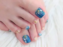 【ご新規様オフ代無料】デザインフットネイル♡プレゼント付