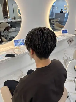 【メンズ人気メニュー👨】メンズパーマ+カット🧑‍🦱✂️（ツイスパ、波巻き、スパイラル等）