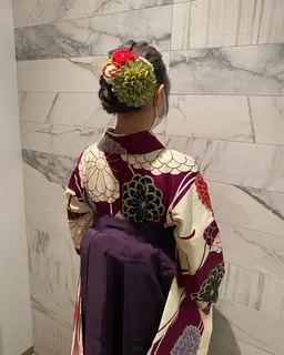 【　卒業式🎓　】袴着付け