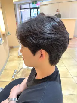 [🇰🇷韓国風スタイル🇰🇷]骨格補正メンズカット➕ダウンパーマ
