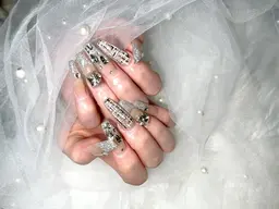 【限定】長さ出し+アート/パーツ付け放題【ミニモ割】