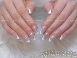 【自爪】《フイルイン》フレンチ◎マグネット◎グラデーション