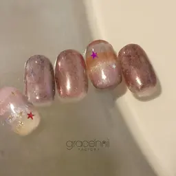 【人気No1👑✨】プレートから選べる◆セレクトアート10本🌿✨hand 4900円（オフ＋1100円・自爪育成ケア)