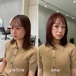 カット+透明感カラー+選べるケア＋オイル仕上げ🤎【ご新規様・次回予約限定♡】