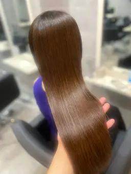 カラー＋最高級髪質改善トリートメント【relusterトリートメント】