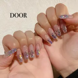 ラメグラデーション🦄