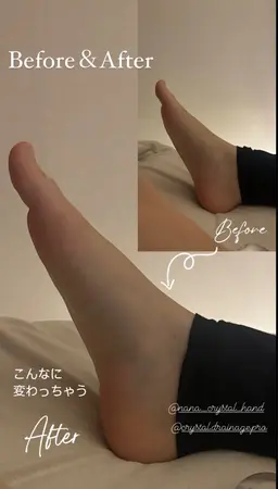 クリスタルフットセラピー　30分　足の疲れをしっかり癒してふくらはぎほっそり！