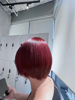 期間限定！冬カラー！《似合わせカット》+《透明感カラー》+《艶トリートメント》❗️暖色カラー/オリーブベージュなど