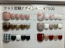 期間限定【初回オフ無料】フット/定額デザインA7900円→7500円