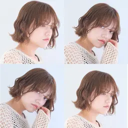 2ヶ月以内限定🕊似合わせカット➕髪質改善カラー🕊🌿オリジナルトリートメント➕スパシャンプー➕コテ巻き仕上げ🌿