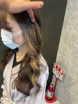 🦋【韓国風コース🦋インナーカラーorイヤリングカラー＆ケアトリートメント