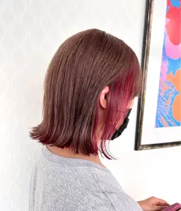 カット＋インナーカラー＋ジュエルカラー