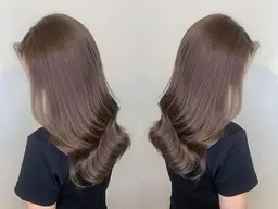 【艶髪】 全体カラー＋髪質改善トリートメント