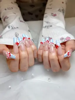 チップ長さ出しジェル/10本デザイン/キャラクター.3D×.ロゴ/パーツ+¥150~/オフケア込✨